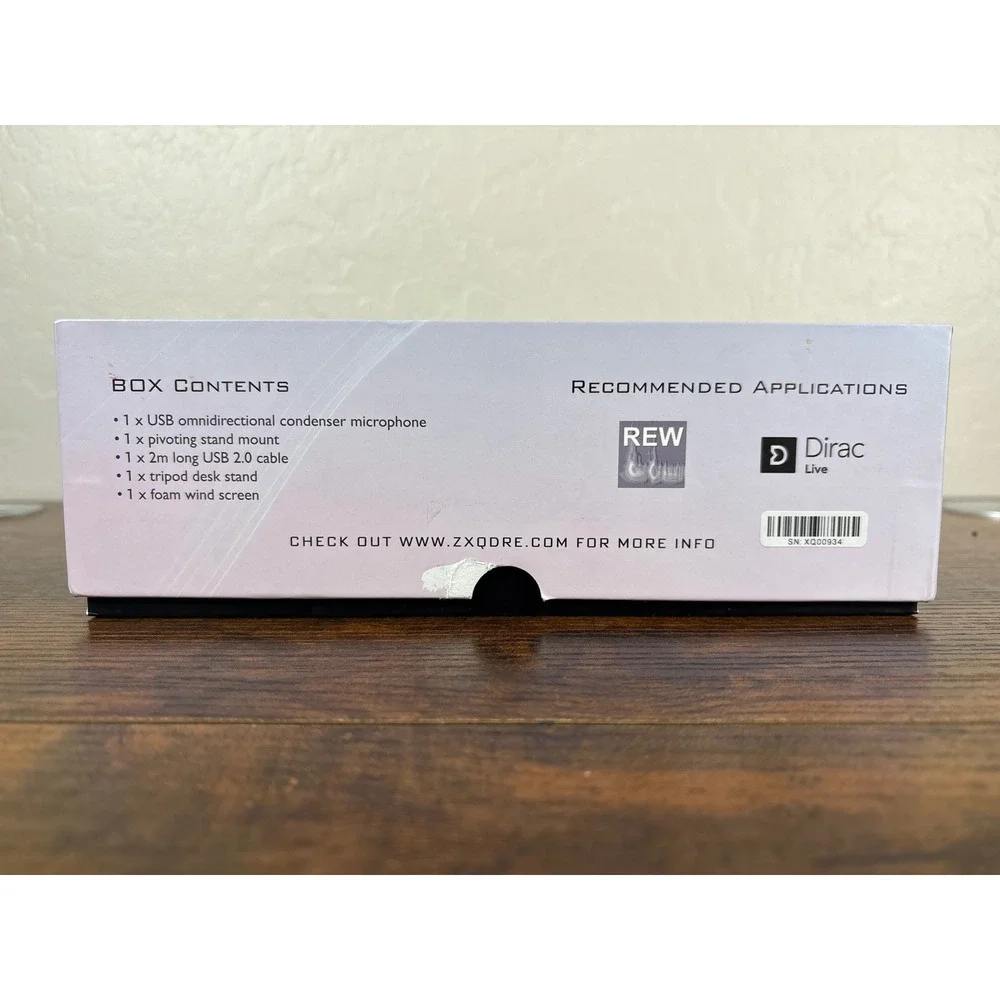 ZXQDRE XQD-010 USB Measurement Microphone for Room Correction REW Dirac Live